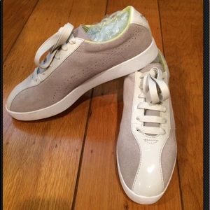 PUMA Munster, Opal Grey Suede /Grey Patent Shoes